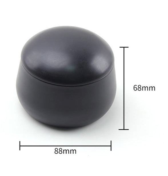Printed Seamless Round Candle Tin / D88 x H68 (mm)
