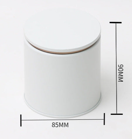 Printed Round Tin with Step Lid / D86 x H90 (mm)
