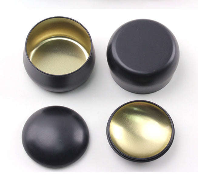 Printed Seamless Round Candle Tin / D88 x H68 (mm)