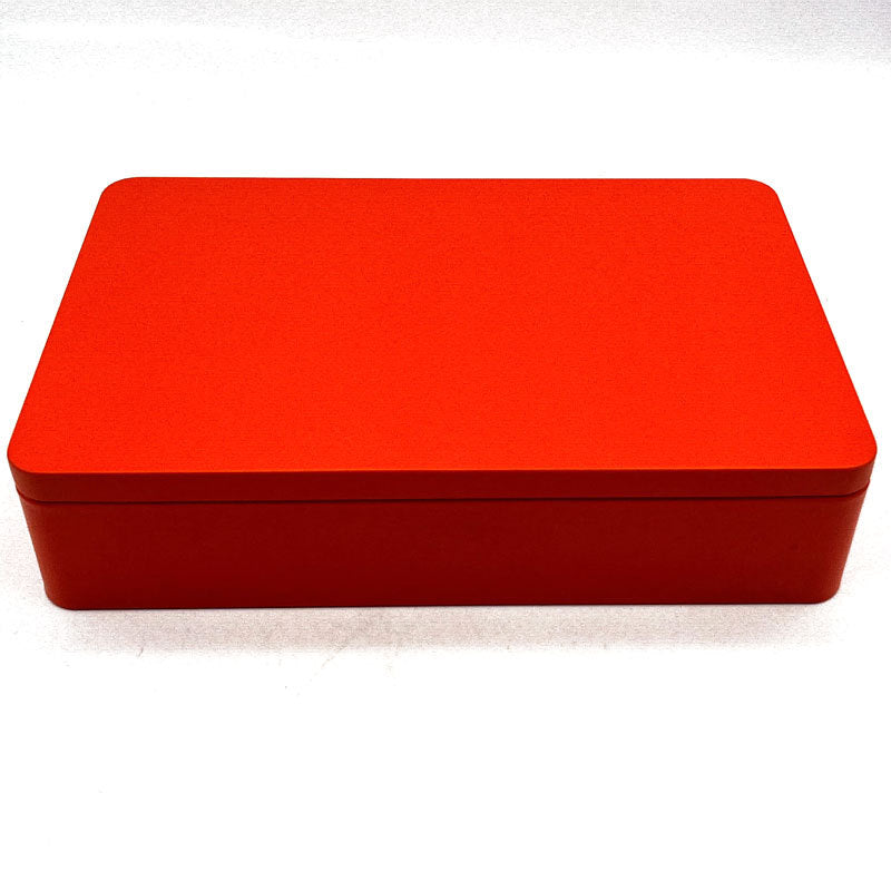 Large Rectangular Lift Off Lid Plain & Printed Tin / L248 x W160 x H55(mm)