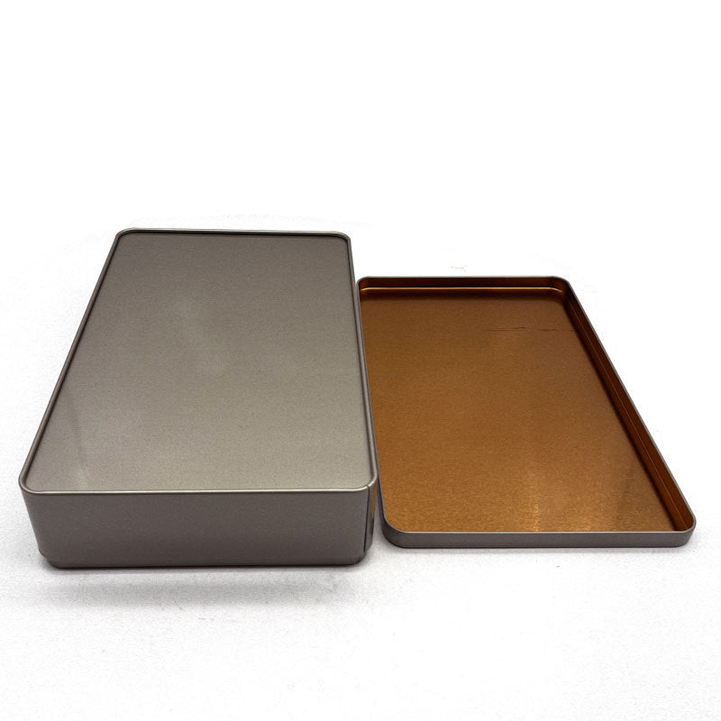 Large Rectangular Lift Off Lid Plain & Printed Tin / L248 x W160 x H55(mm)
