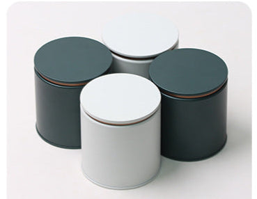 Printed Round Tin with Step Lid / D86 x H90 (mm)
