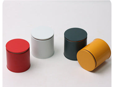 Printed Round Tin with Step Lid / D86 x H90 (mm)