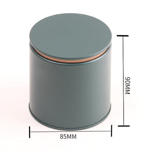 Printed Round Tin with Step Lid / D86 x H90 (mm)