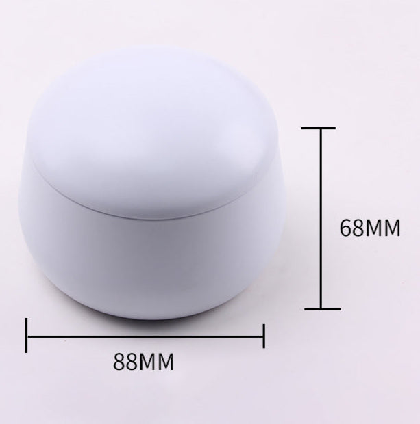 Printed Seamless Round Candle Tin / D88 x H68 (mm)