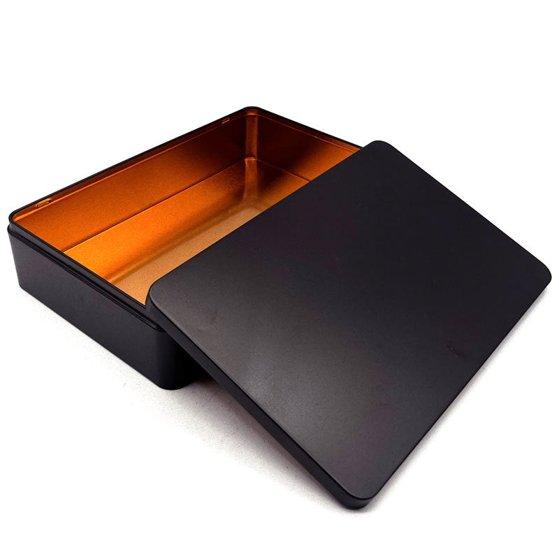 Large Rectangular Lift Off Lid Plain & Printed Tin / L248 x W160 x H55(mm)
