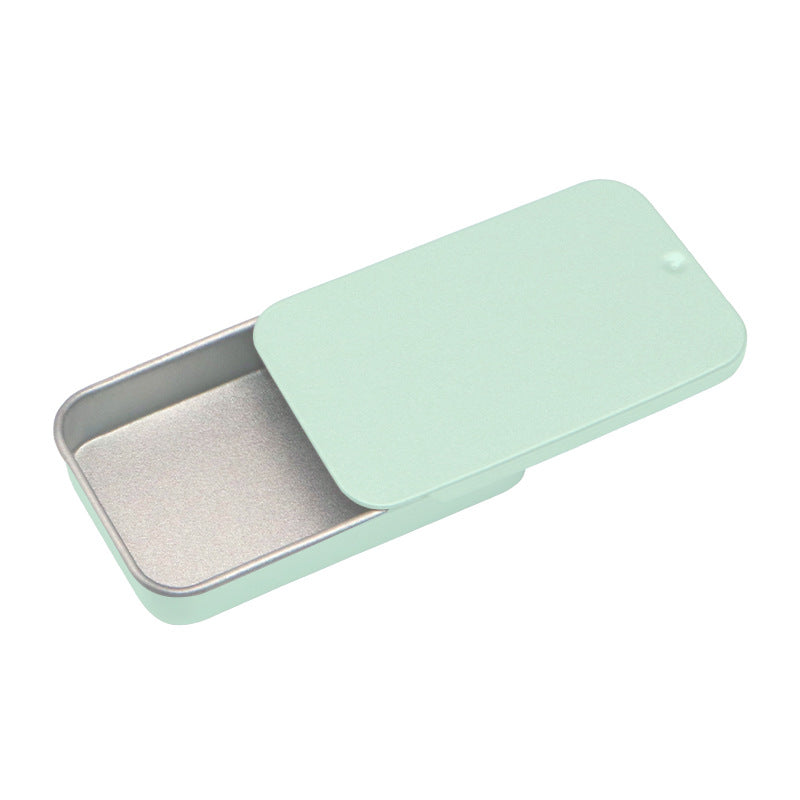 Wholesale Cherry blossom pink/ Apple green/ Lavender purple/ Rose red/ Gold/ Blue Rectangular Tin Box with Sliding Lid