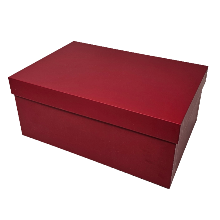 Stacking Boxes Red Luxury Red Lid & Base Rigid Stacking Gift Box
