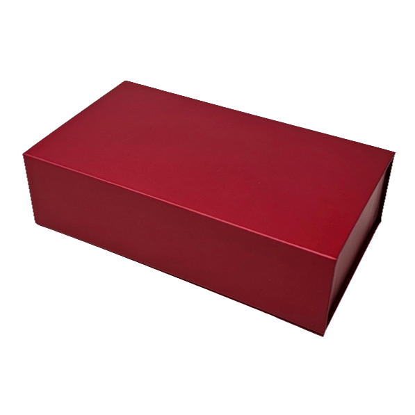 Wholesale Luxury Red Rectangular Rigid Magnetic Gift Box