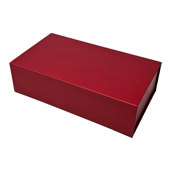 Wholesale Luxury Red Rectangular Rigid Magnetic Gift Box Set of 3