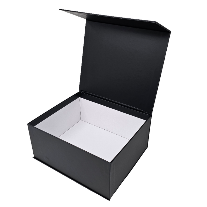 Wholesale Luxury Black Rectangular Rigid Magnetic Gift Box Set of 3