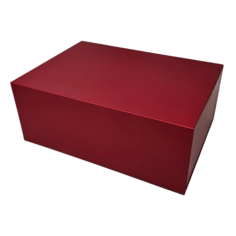 Wholesale Luxury Red Rectangular Rigid Magnetic Gift Box Set of 3