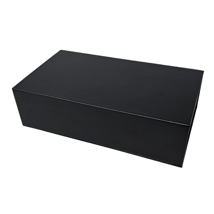 Wholesale Luxury Black Rectangular Rigid Magnetic Gift Box