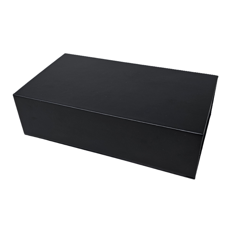 Wholesale Luxury Black Rectangular Rigid Magnetic Gift Box Set of 3