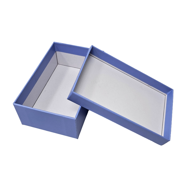 Stackable Rigid Box Luxury Blue Lid & Base Rigid Stacking Gift Box