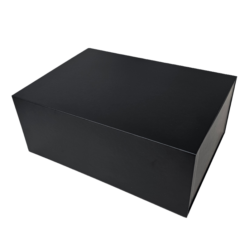 Wholesale Luxury Black Rectangular Rigid Magnetic Gift Box Set of 3