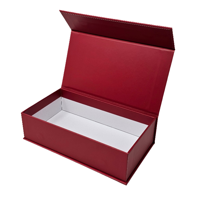 Wholesale Luxury Red Rectangular Rigid Magnetic Gift Box Set of 3