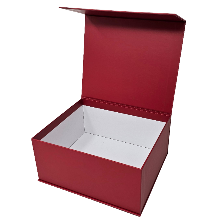 Wholesale Luxury Red Rectangular Rigid Magnetic Gift Box Set of 3