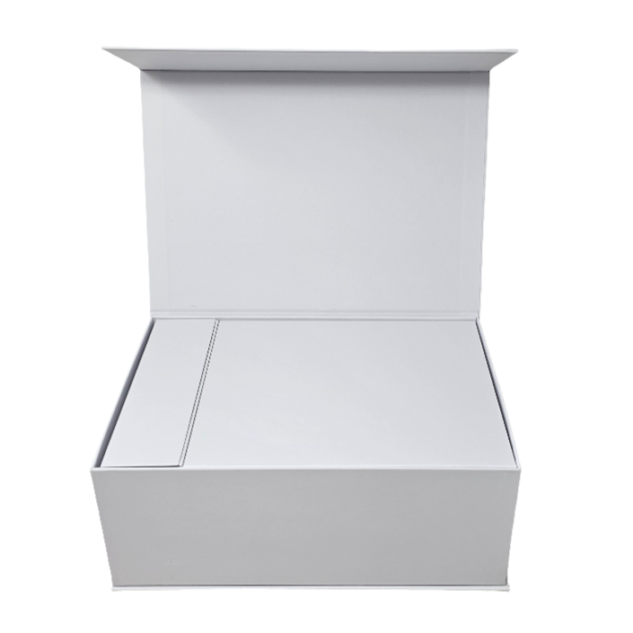 Wholesale Luxury White Rectangular Rigid Magnetic Gift Box Set of 3