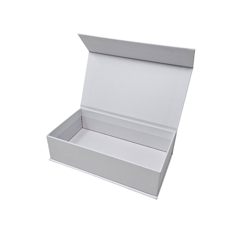 Wholesale Luxury White Rectangular Rigid Magnetic Gift Box Set of 3