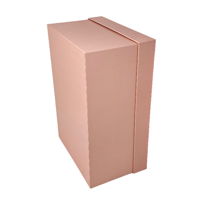 Luxury Rose Gold Lid & Base Rigid Stacking Gift Box Set of 10