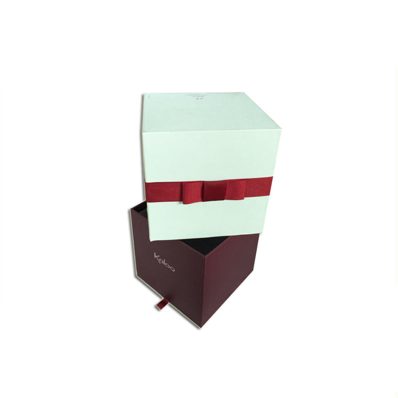 Cube Gift Box with Ribbon - Ld Packagingmall