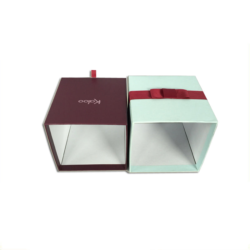 Cube Gift Box with Ribbon - Ld Packagingmall