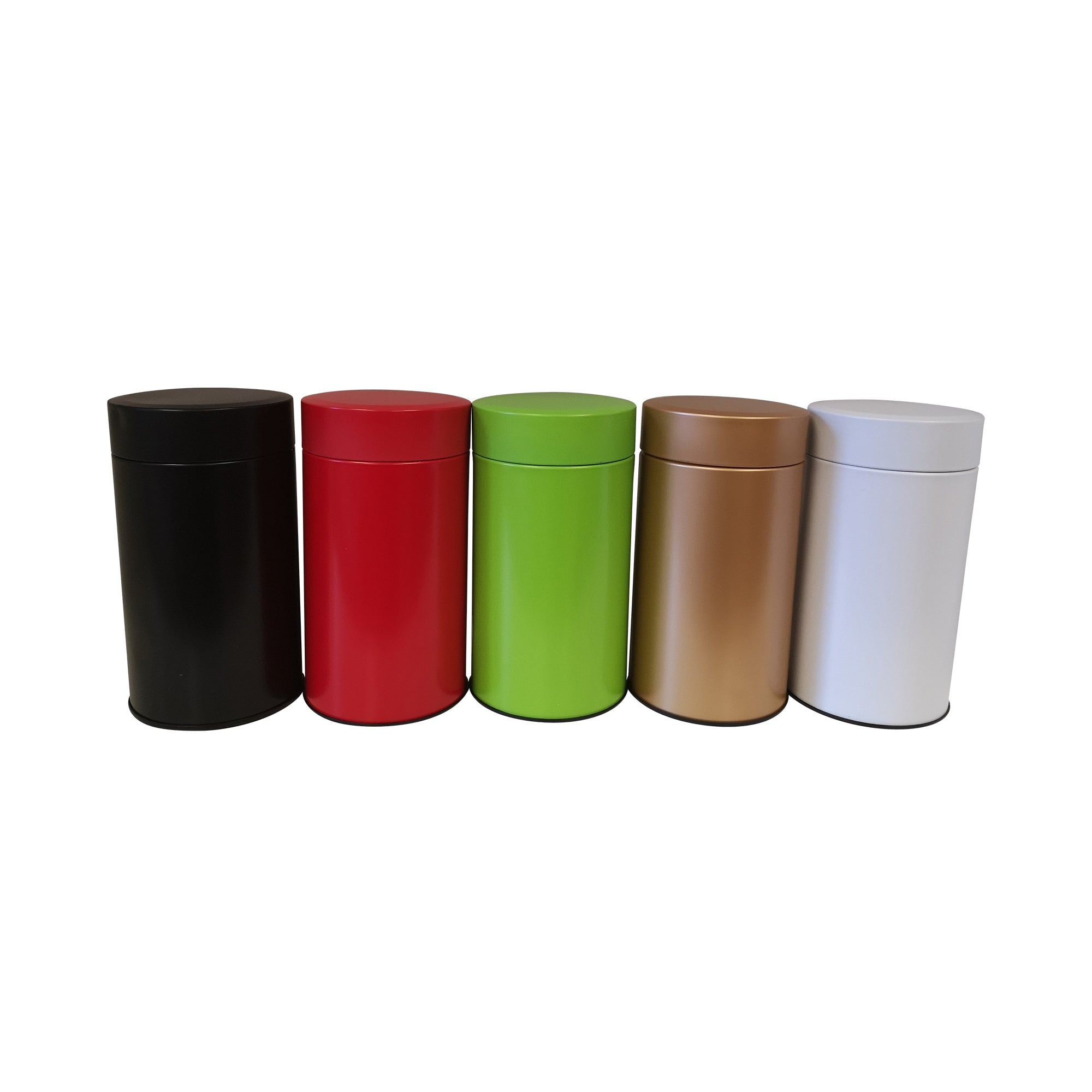 Round Tea & Coffee Tin Box With Slip Lid & Matched Gift Bags