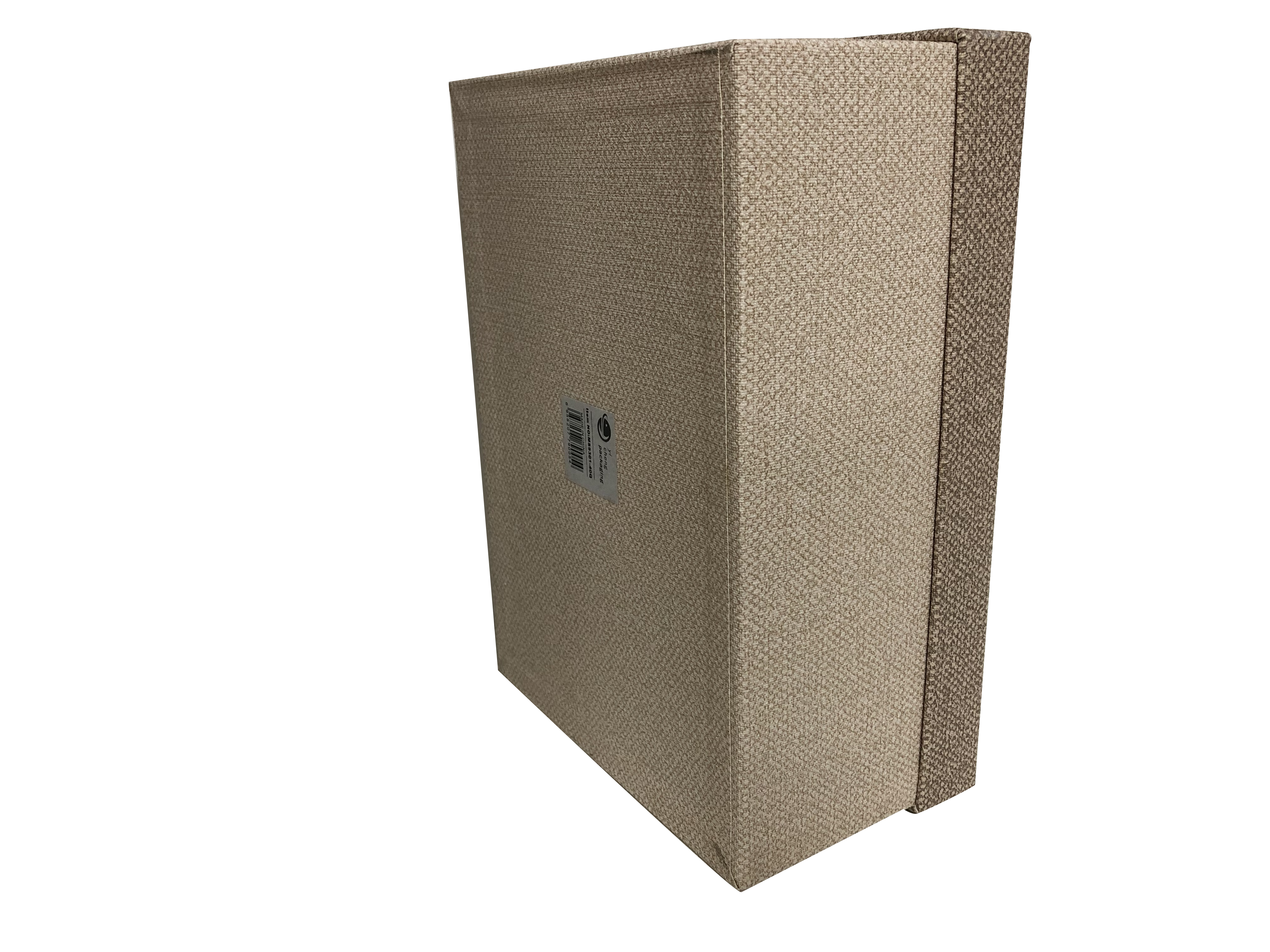Rectangular Paper Gift Box with Bow and Tag