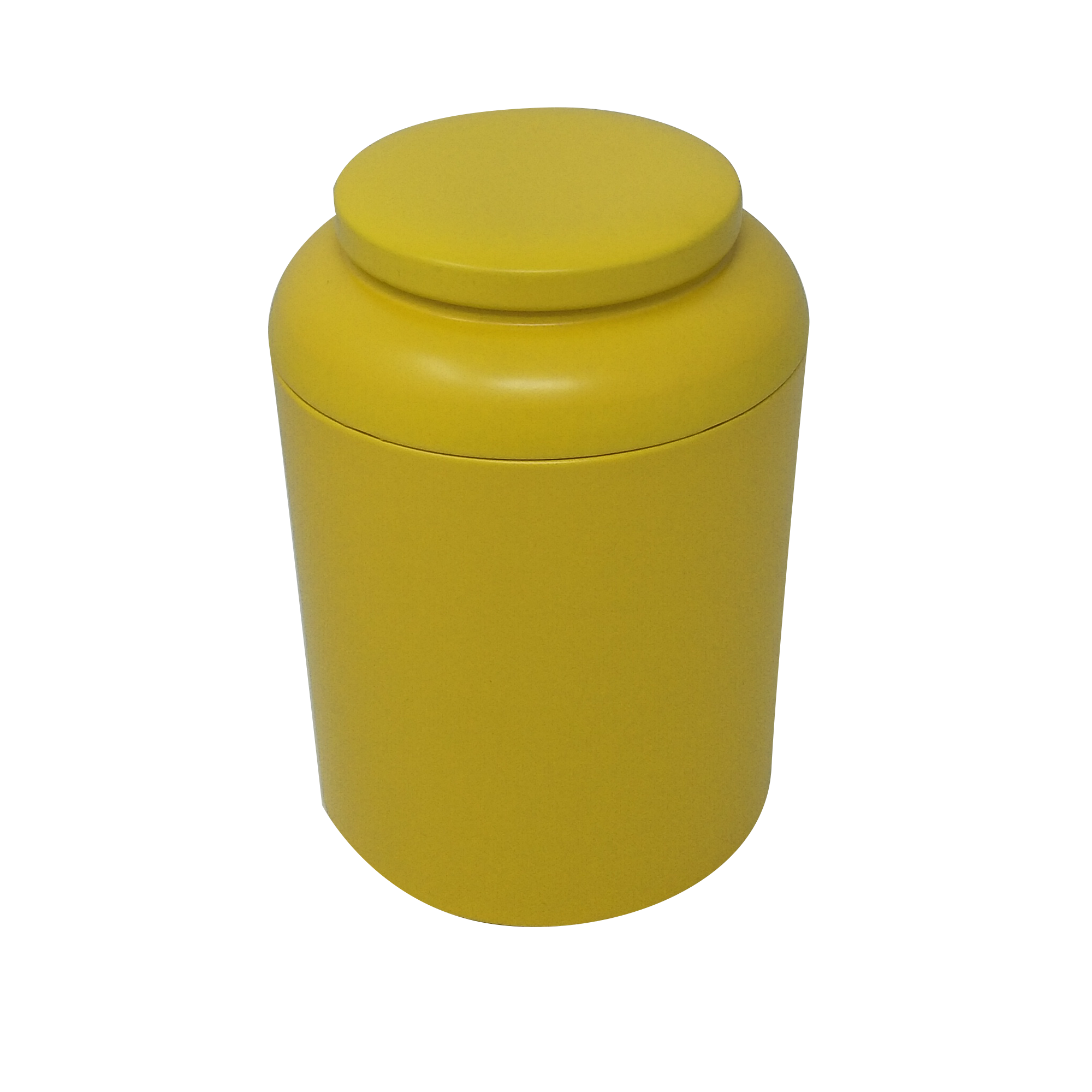 Stock Printed Round Tea Tin With Slip Lid