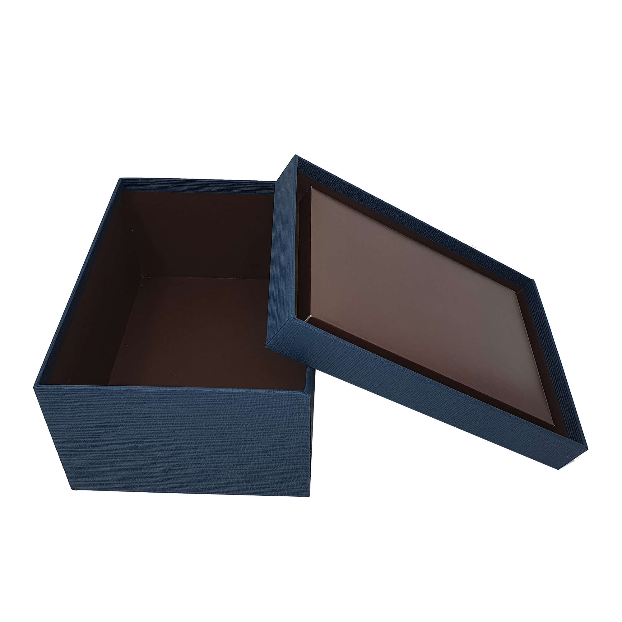 Papercraft Weihnachts-Geschenkbox-Set mit Hirschmotiv, rechteckig 