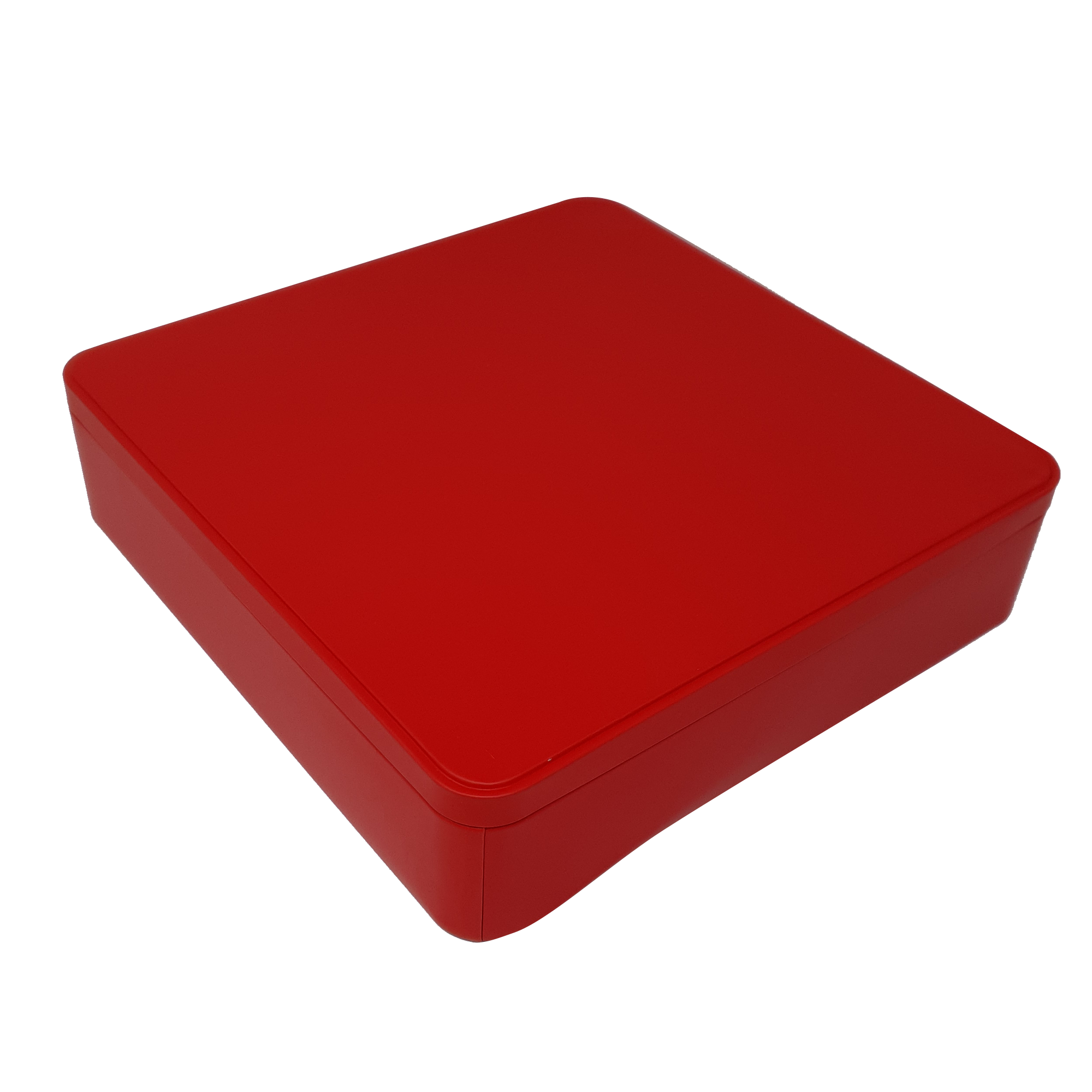 Printed Large Square Gift Tin Box With Solid Lid/ L235 x W235 x H65(mm)
