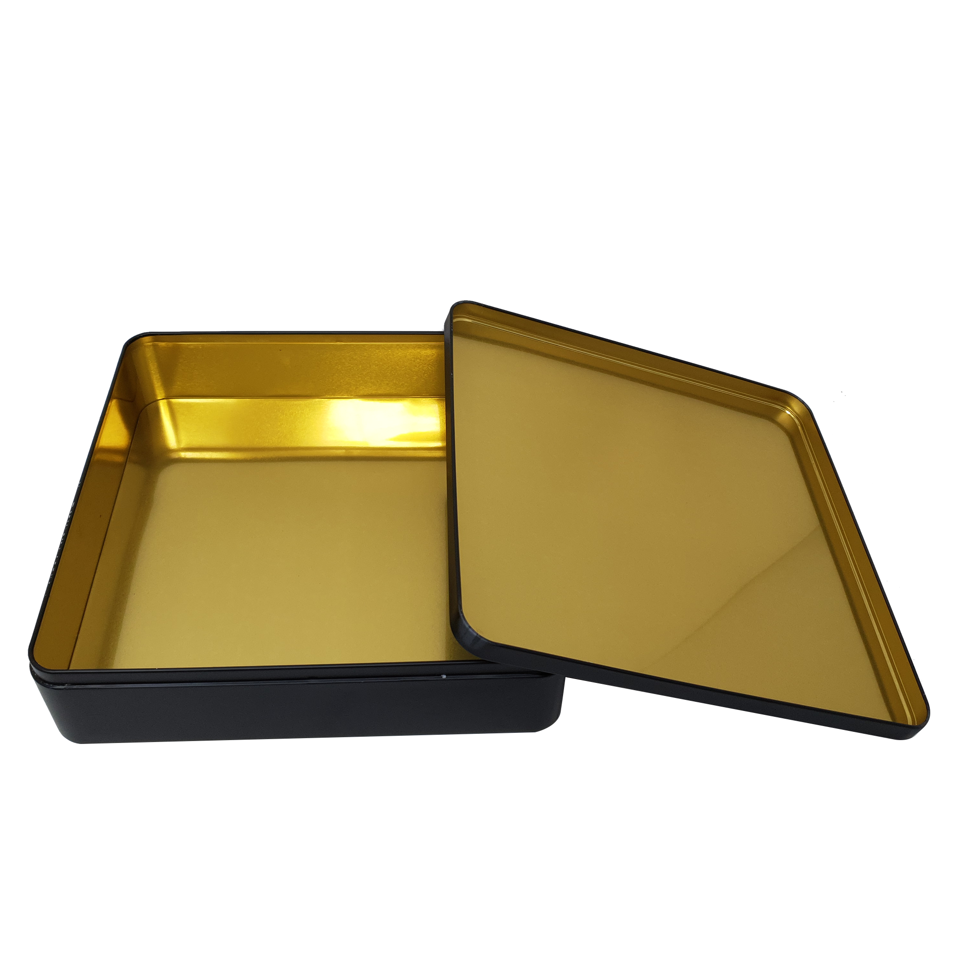 Bedruckte große quadratische Geschenkdose mit festem Deckel/L235 x B235 x H65 (mm) 