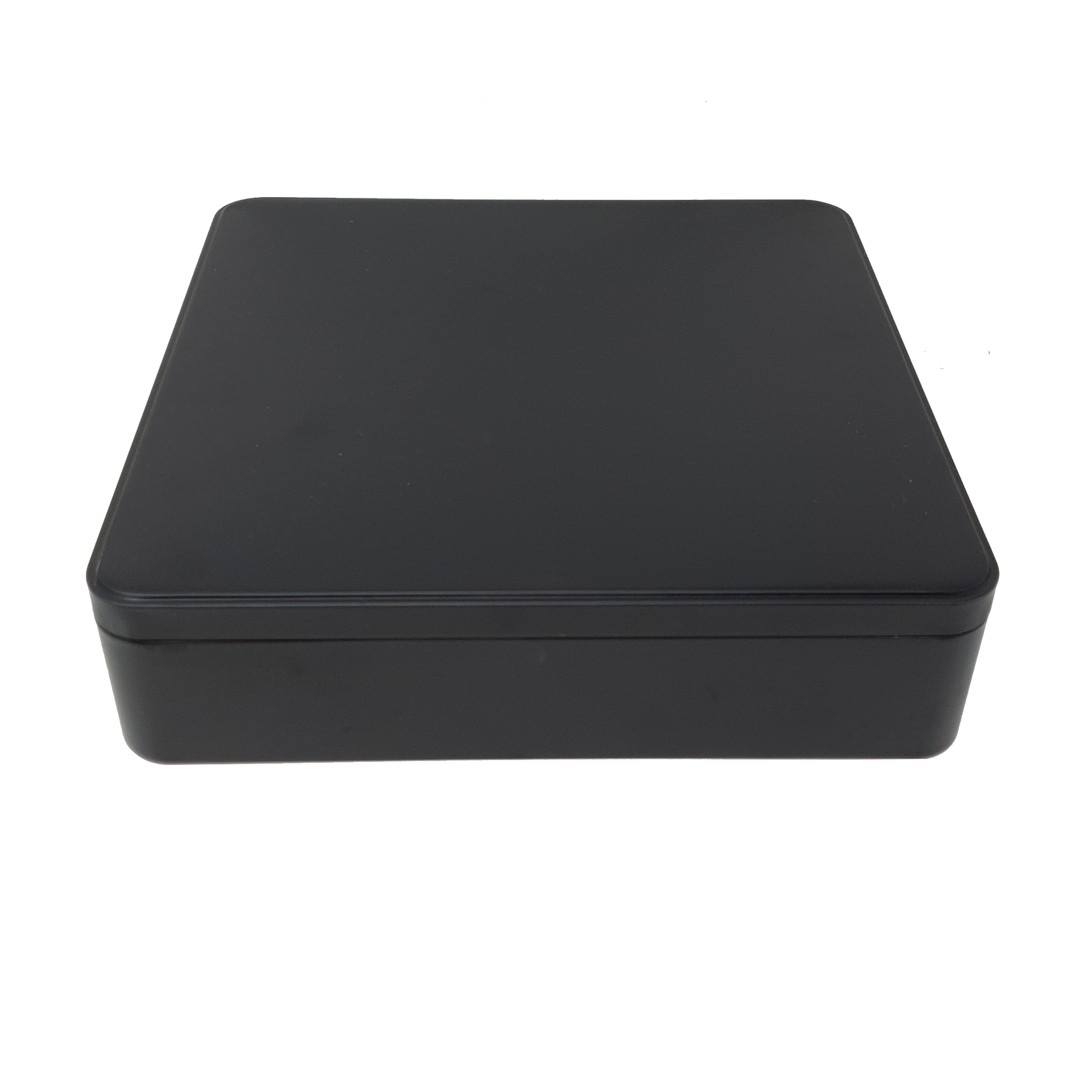 Printed Large Square Gift Tin Box With Solid Lid/ L235 x W235 x H65(mm)