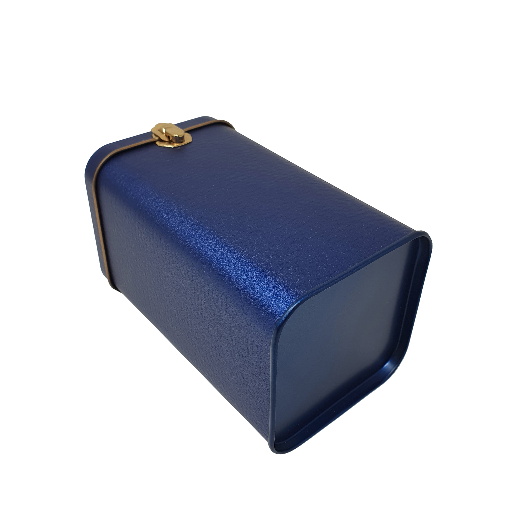 Square Storage Tin With Lock/ L100(mm) x W100(mm) x H190(mm)