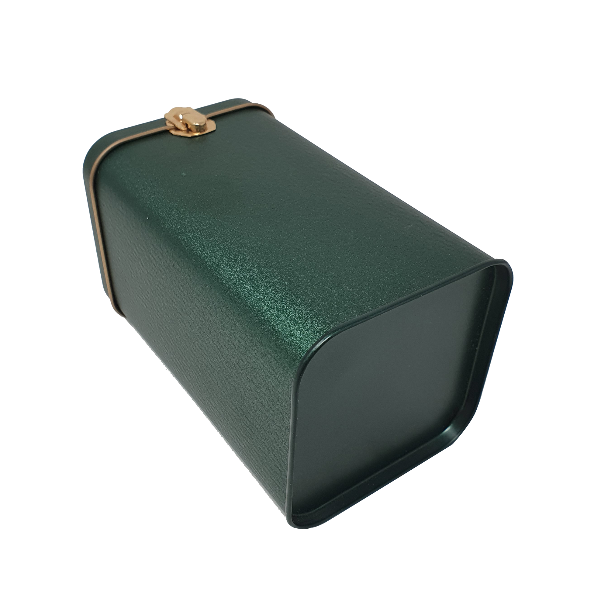 Square Storage Tin With Lock/ L100(mm) x W100(mm) x H190(mm)