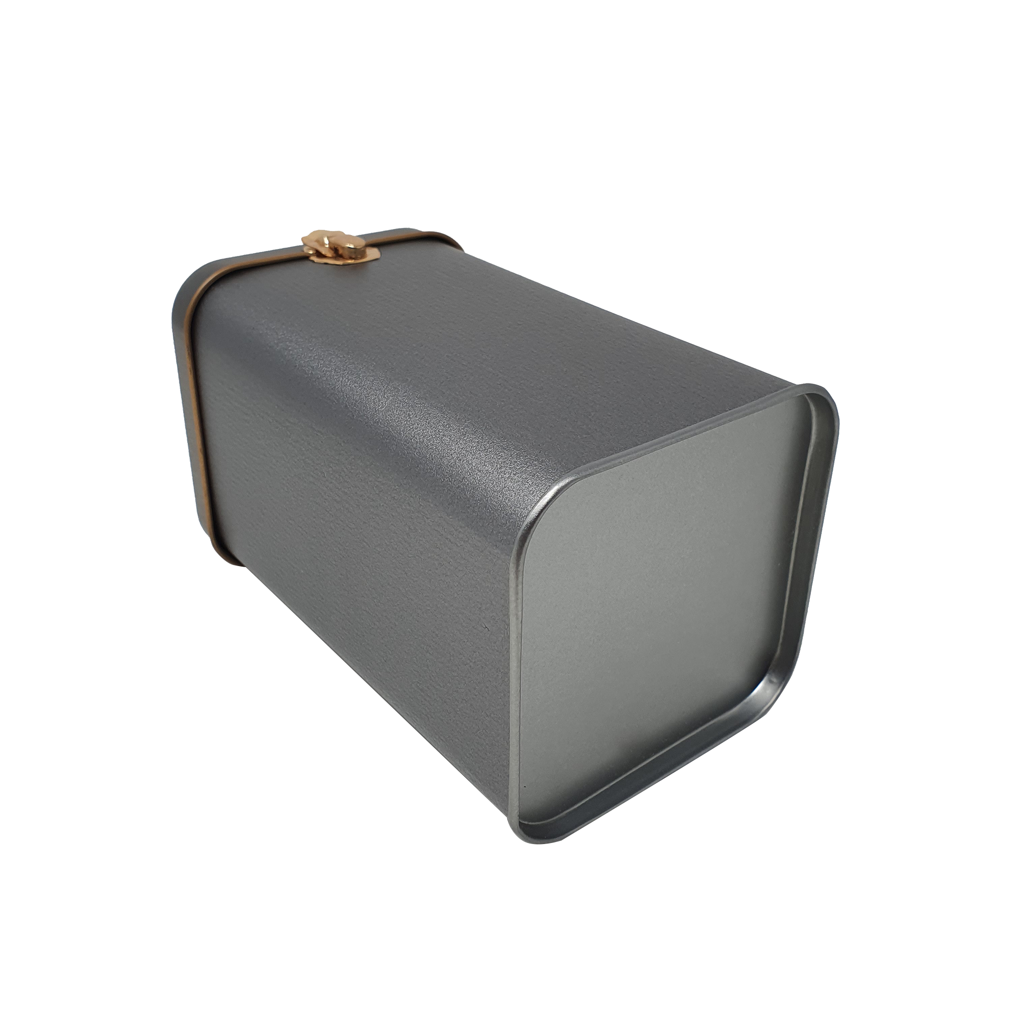 Square Storage Tin With Lock/ L100(mm) x W100(mm) x H190(mm)