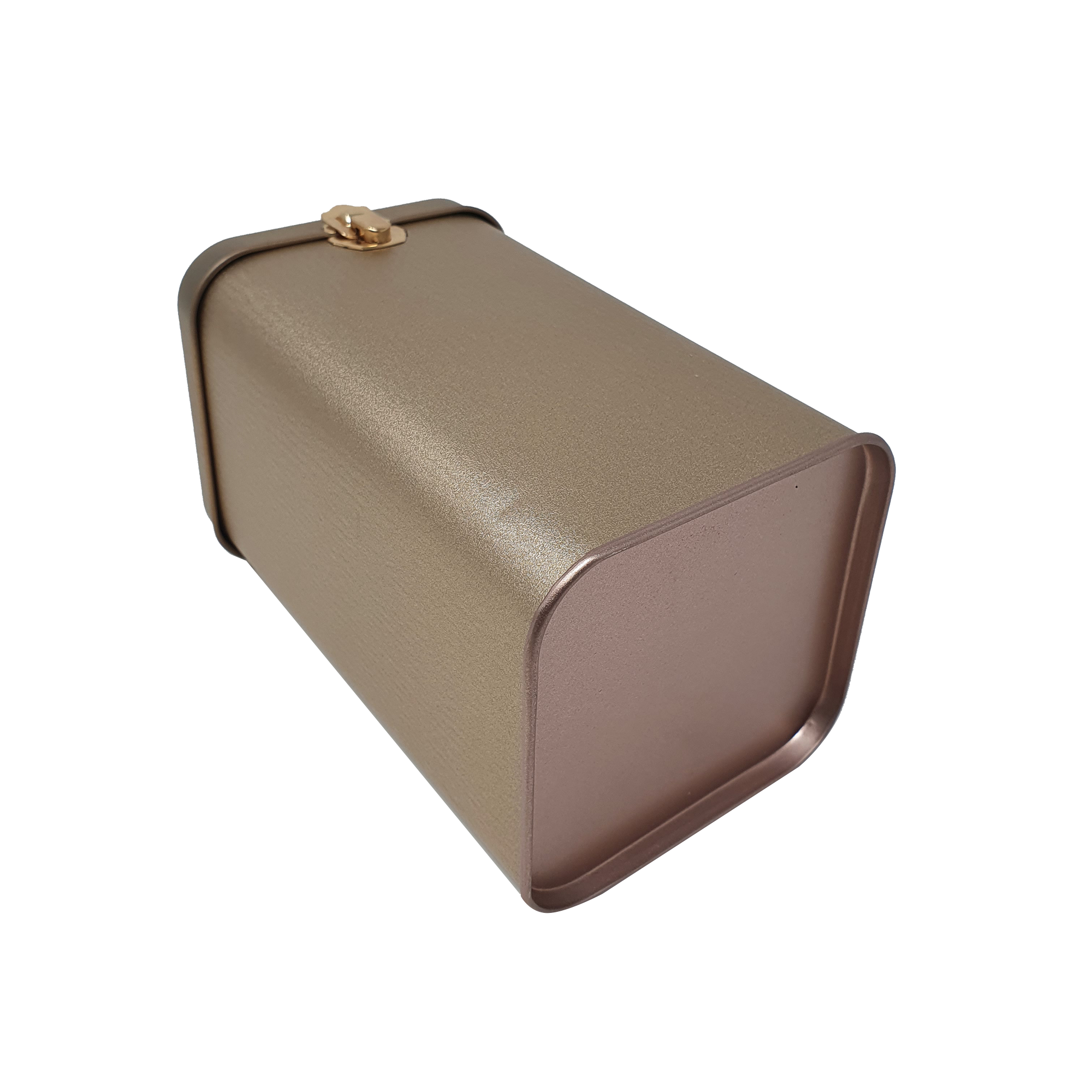Square Storage Tin With Lock/ L100(mm) x W100(mm) x H190(mm)
