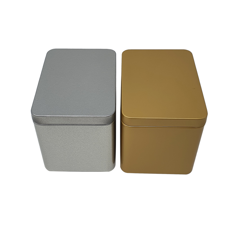 Rectangular Storage Tin with Solid Lid/ L105(mm) x W75(mm) x H80(mm)
