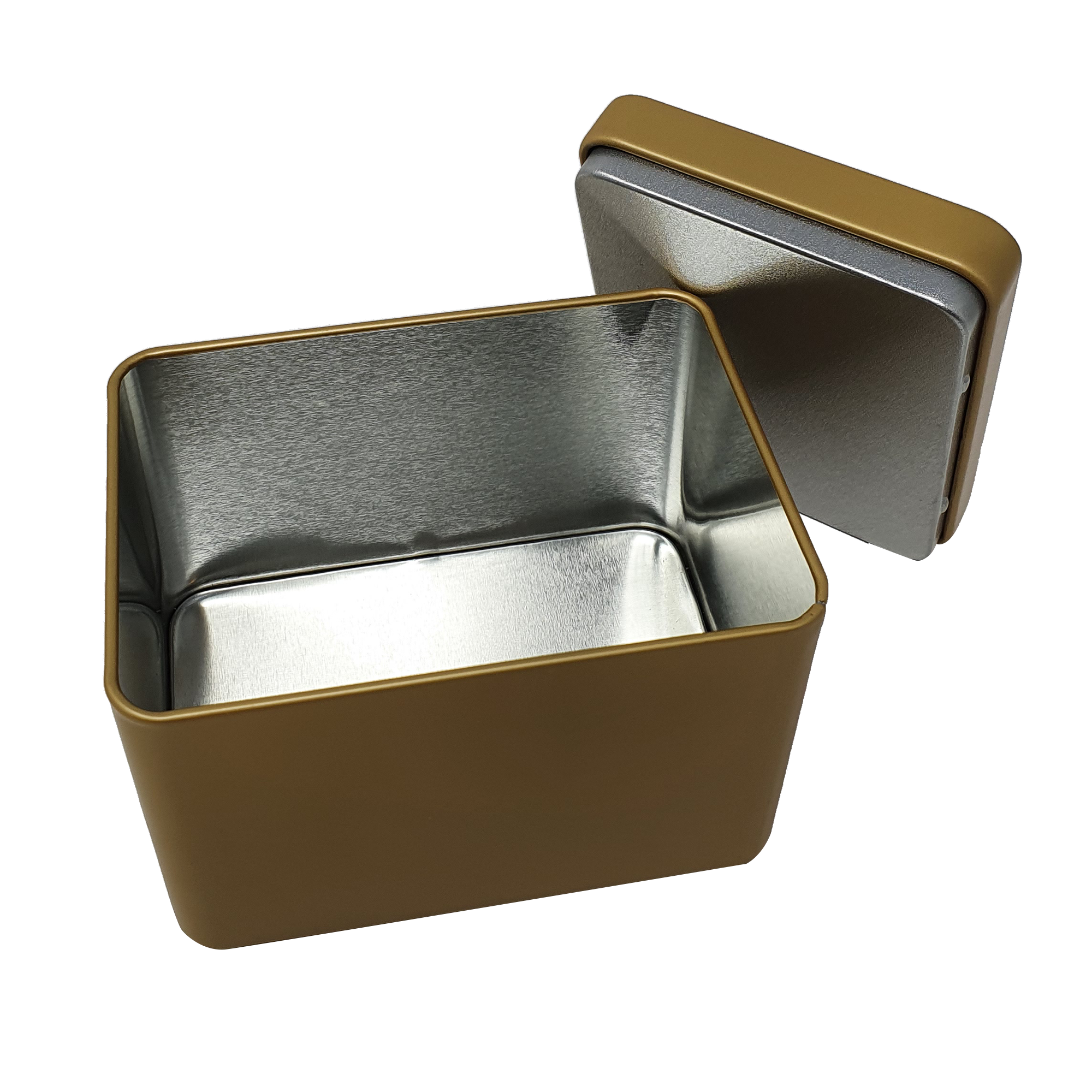 Rectangular Storage Tin with Solid Lid/ L105(mm) x W75(mm) x H80(mm)