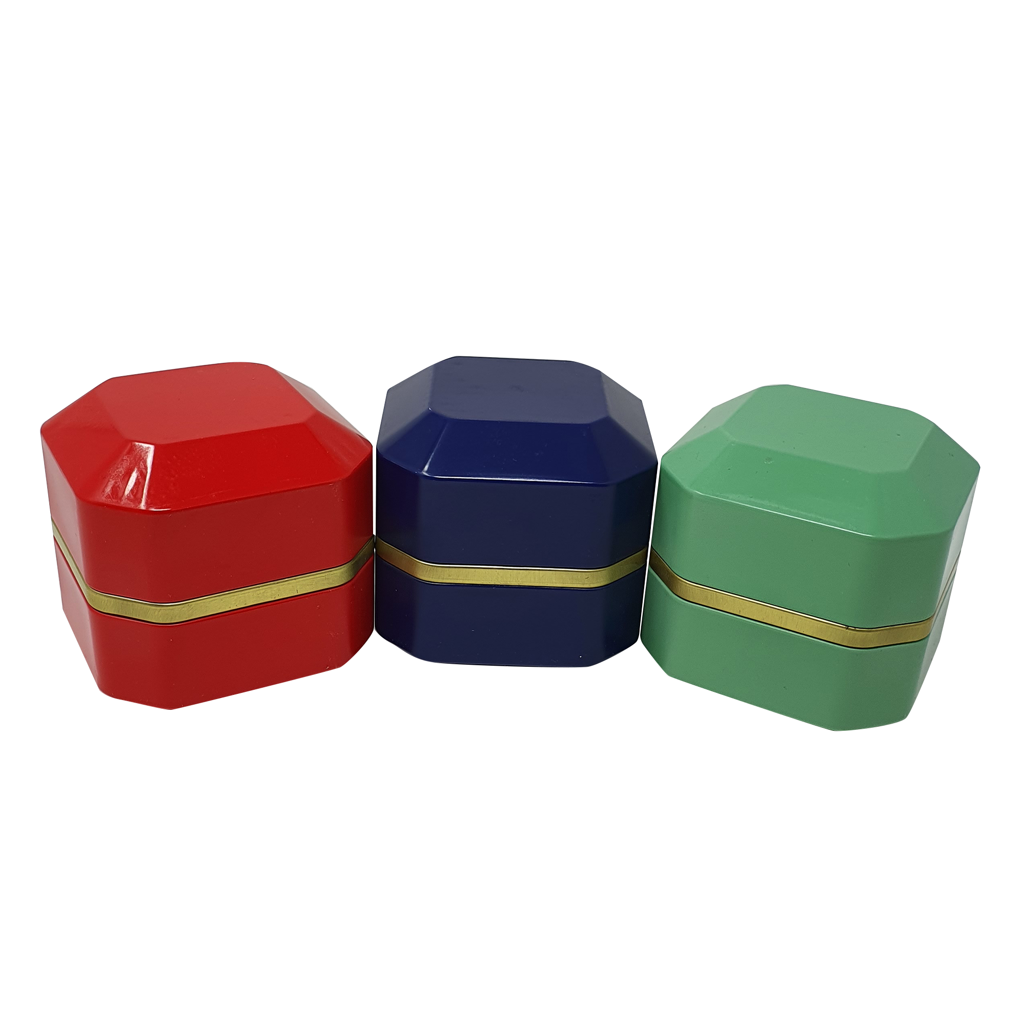 Luxury Hexagonal Mini Tin With Inner Lid/ D70 x H70 (mm)