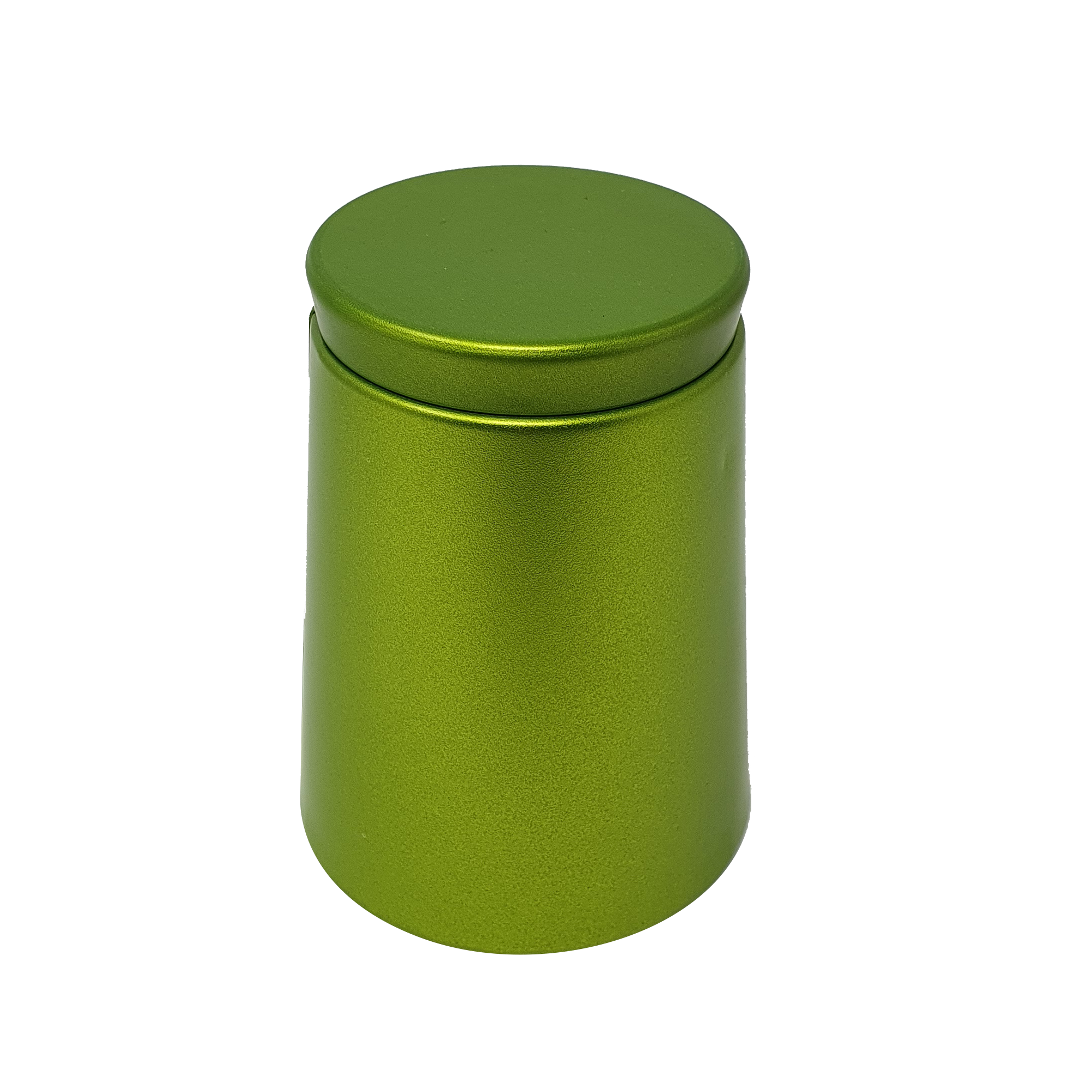 Cone Base Tea Tin With Round Solid Lid