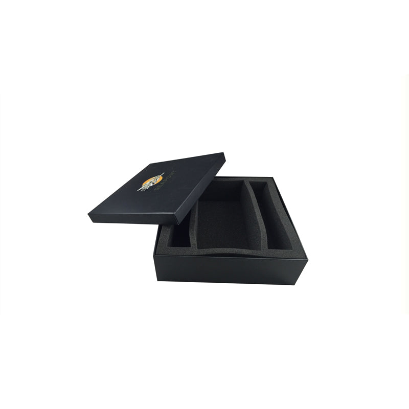 Black Lift Off Gift Box with Protective Compartment - Ld Packagingmall