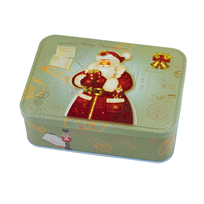 Rectangular Step Lid Christmas Gifts Storage Tin - Ld Packagingmall