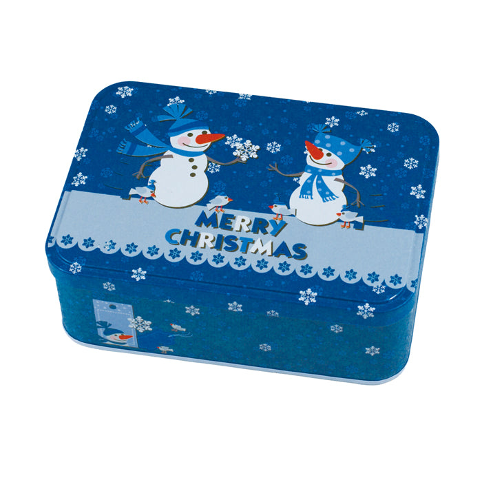 Rectangular Step Lid Christmas Gifts Storage Tin - Ld Packagingmall