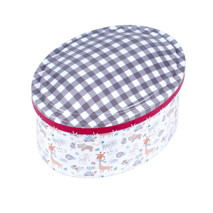 Oval Step Lid Storage Tin - Ld Packagingmall
