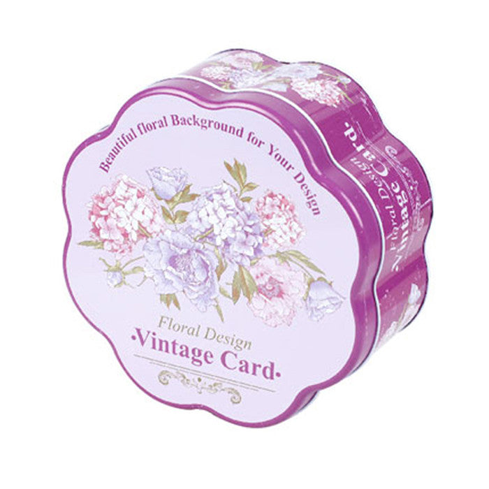 Flower Shaped Slip Lid Storage Tin - Ld Packagingmall
