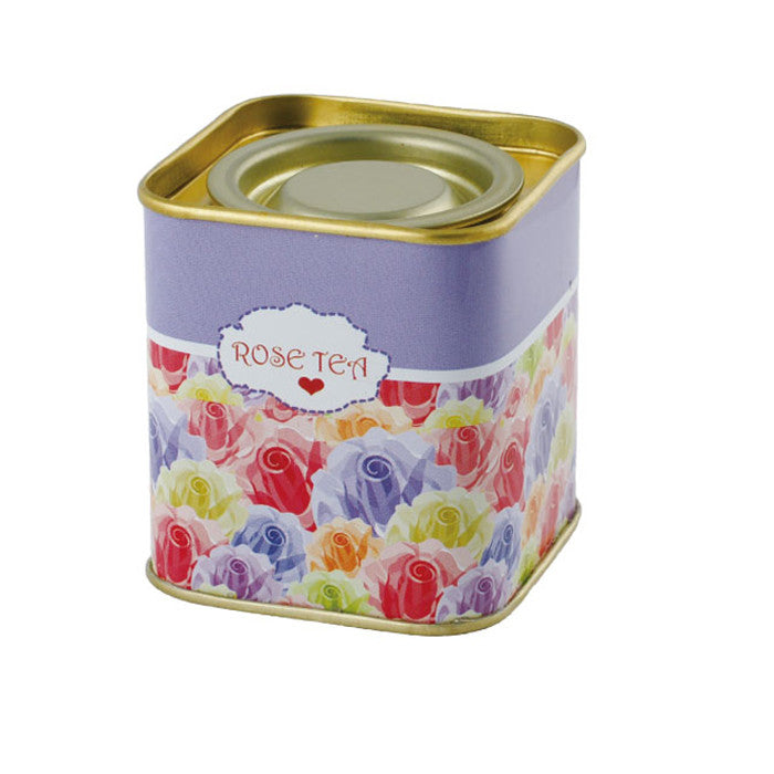 Square Lever Lid Tea Tin - Ld Packagingmall