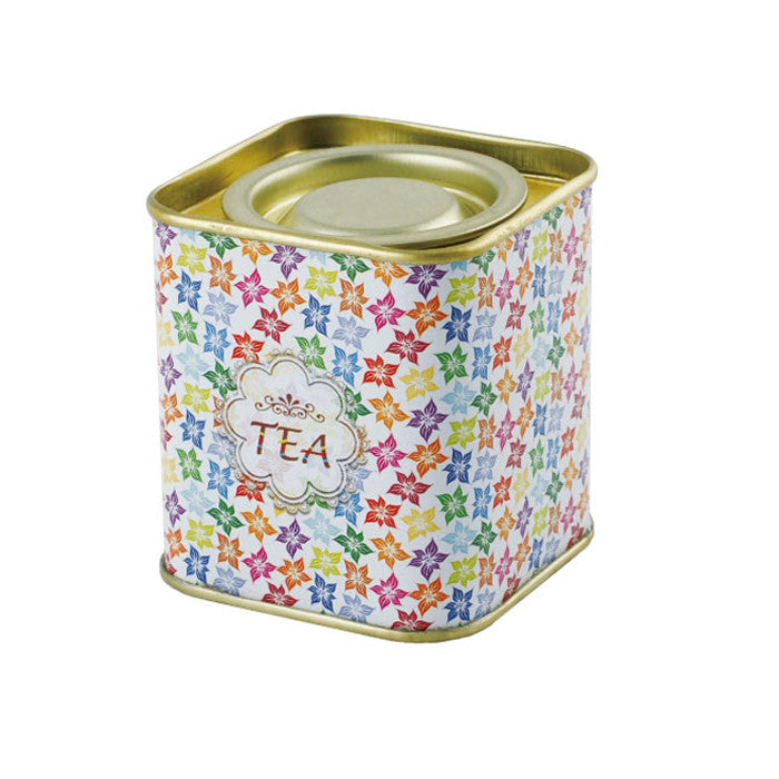 Square Lever Lid Tea Tin - Ld Packagingmall
