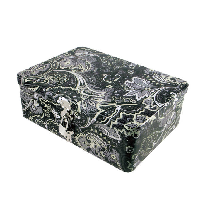 Rectangular Solid Lid  Storage Tin with Lock - Ld Packagingmall